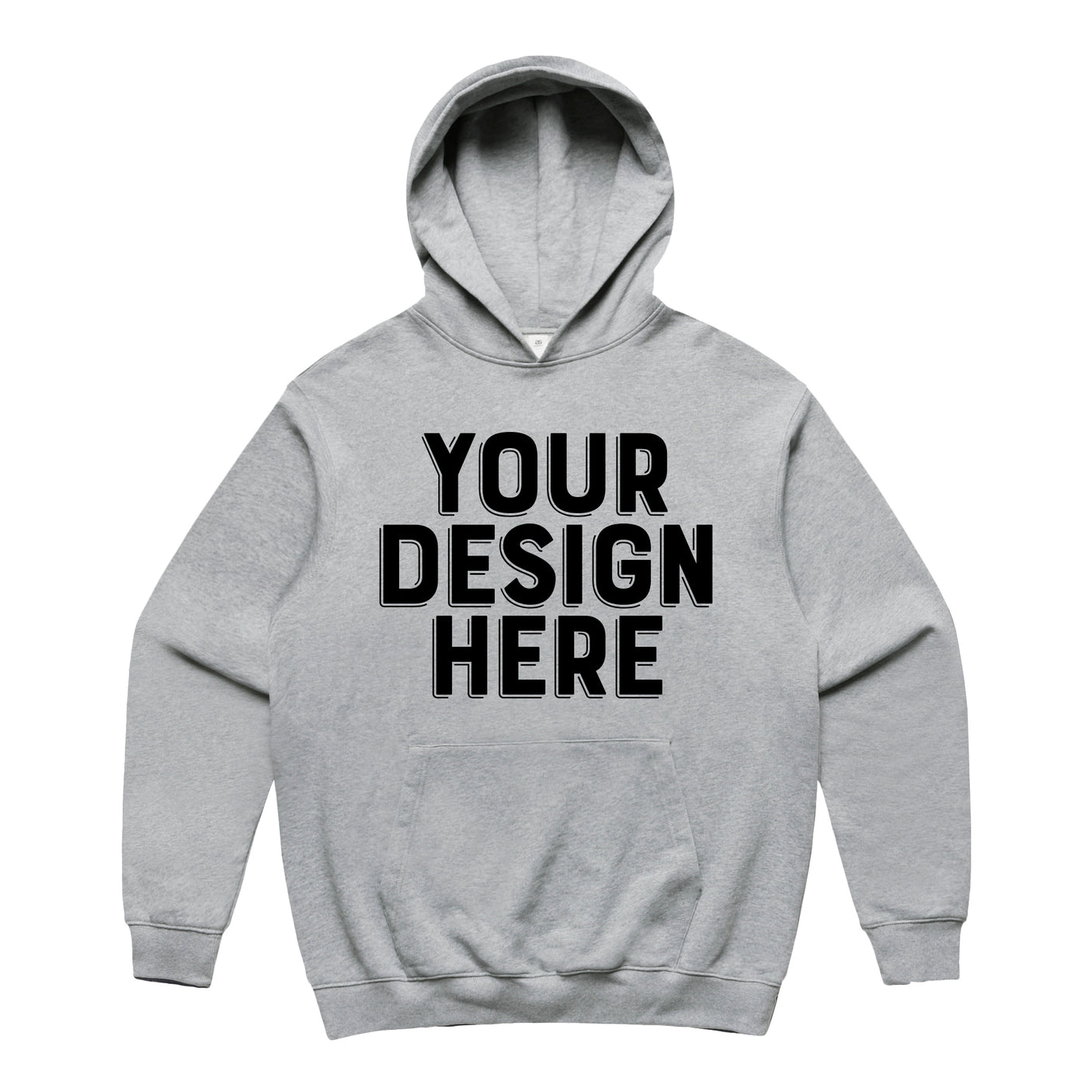 Custom Men's Super Heavy Hooded Sweatshirt